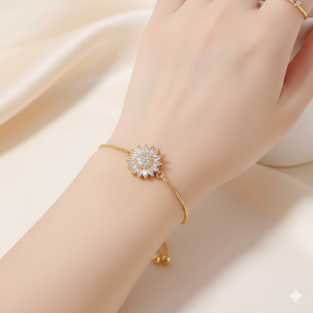 Calming Sunflower Bracelet
