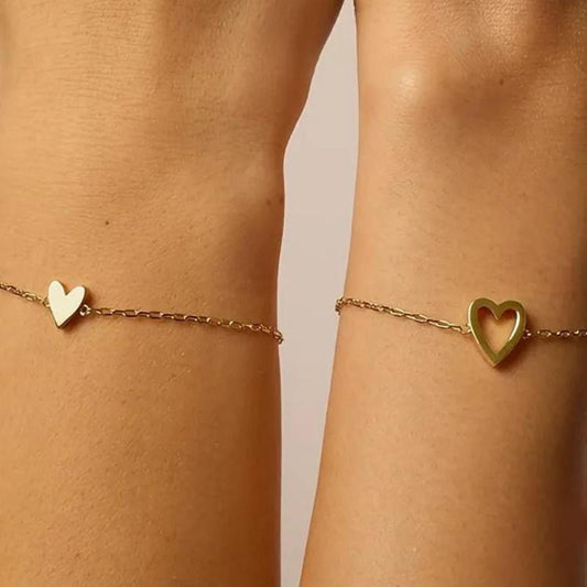 Matching Hearts Bracelet
